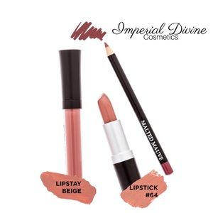 Beige Lip Service 3 PC Set
